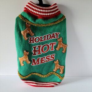 MERRY & BRIGHT COLLECTION "HOLIDAY HOT MESS'' CHRISTMAS DOG CLOTHING -RED/GREEN